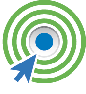 target with cursor icon